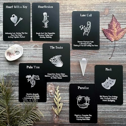 Image of DUNGRANI ENTERPRISE Love Oracle Card, 54-Card Deck Oracle Cards Used for Fortune-Telling and Predicting The Future, Table Card Games Suitable for Parties