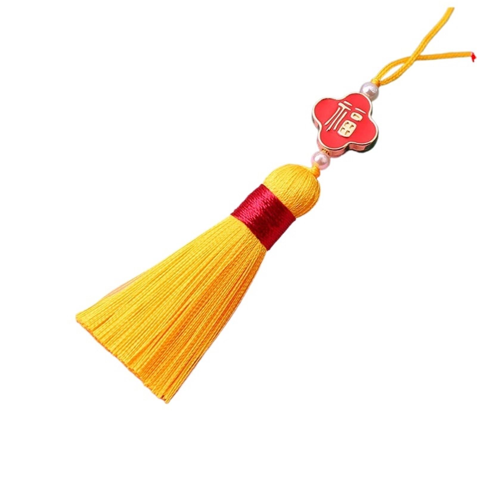 Tassel Craft Floss, Silk Tassel Craft Decor Chinese Knot Fringe Bookmarks Pendant(Color 10,10pcs)