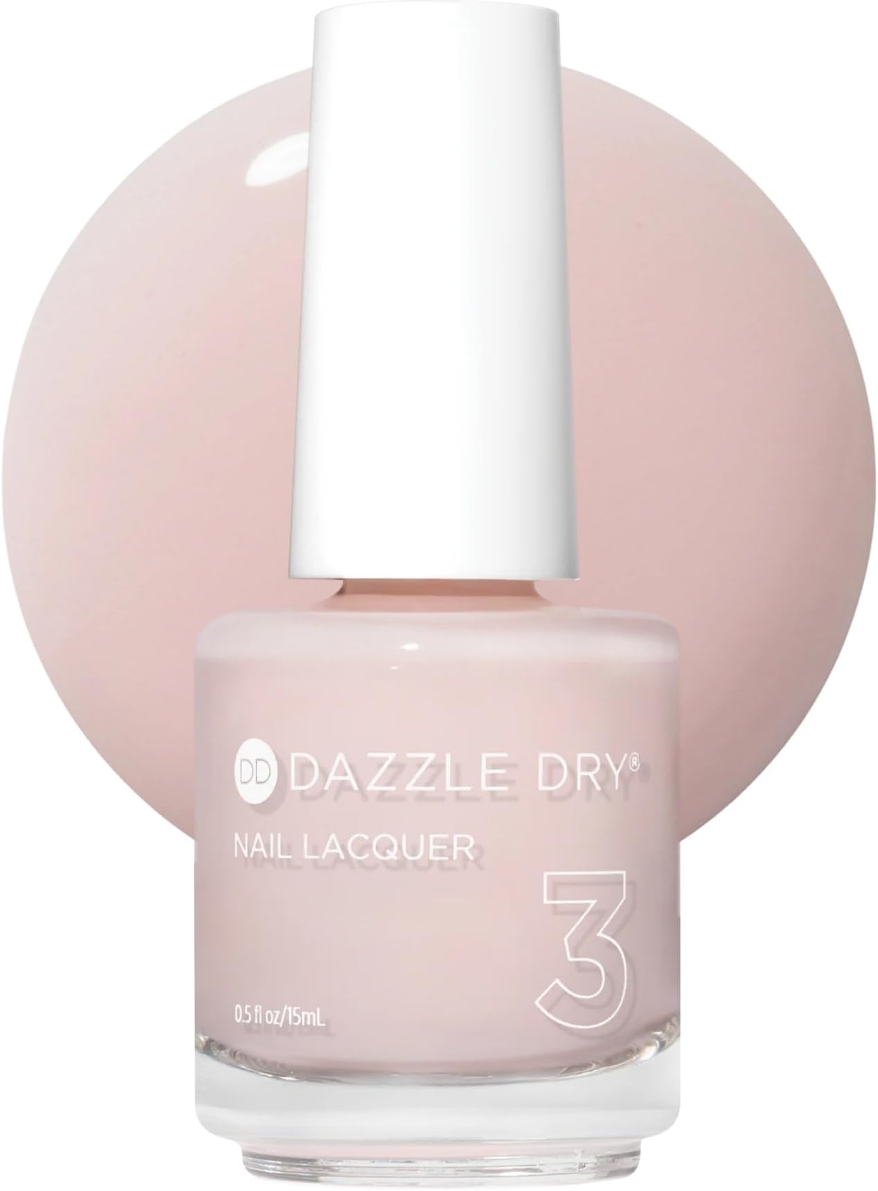Nail Lacquer (Step 3) - Strawberry Macaron - A semi-sheer pale strawberry with lavender undertones. (0.5 fl oz)