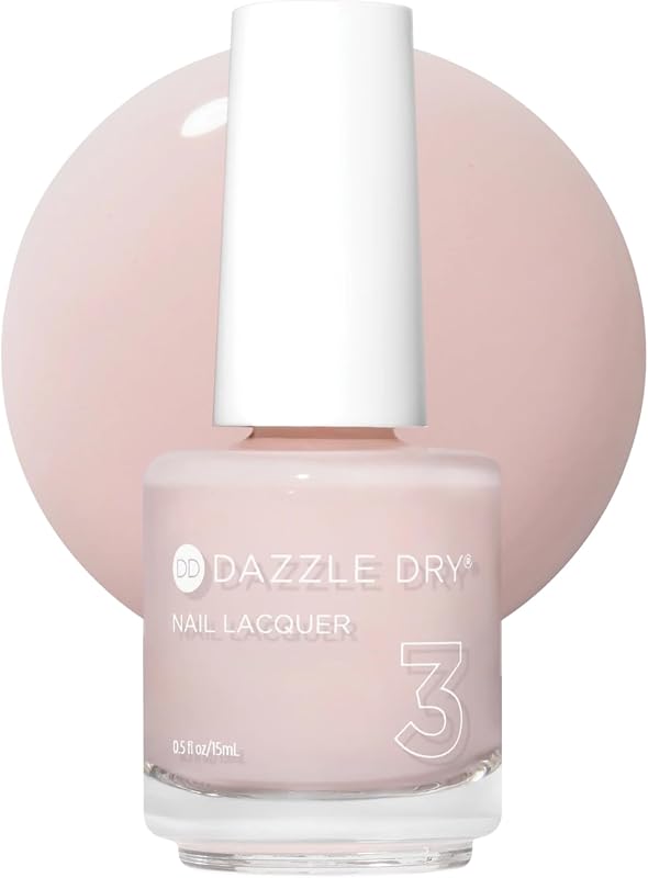 Nail Lacquer, Step 3 – Strawberry Macaron (0.5 fl oz) | A Pale Strawberry With Lavender Undertones · Semi-Sheer · Cream Finish · Quick-Dry