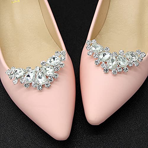 Kilofly - Set di 2 paia di eleganti strass