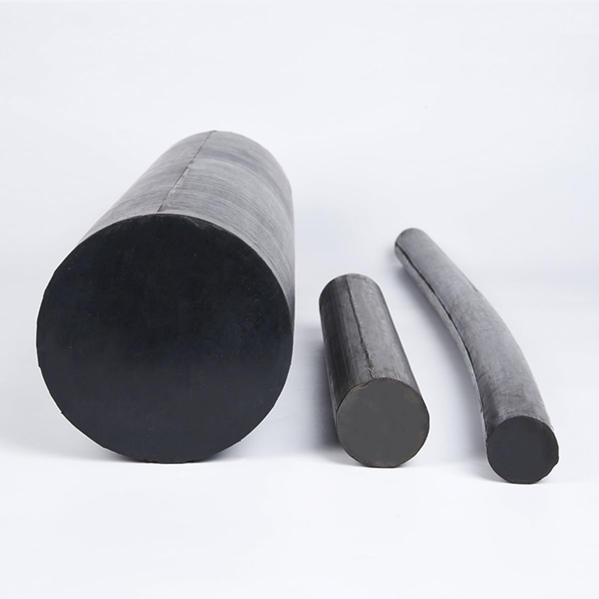 1 Pièce De Longueur 500 Mm, Tige En Caoutchouc Solide Cylindrique Noire Résistante À L'huile, Bloc En Caoutchouc À Haute Élasticité, Diamètre 30/40/50 Mm(35mmx500mm)