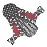 Cryfokt Leichte Mountainbike-Hinterrad-Schutzbleche, Hochwertige Materialien, Geeignet für Rennräder und Mountainbikes (Stil B)