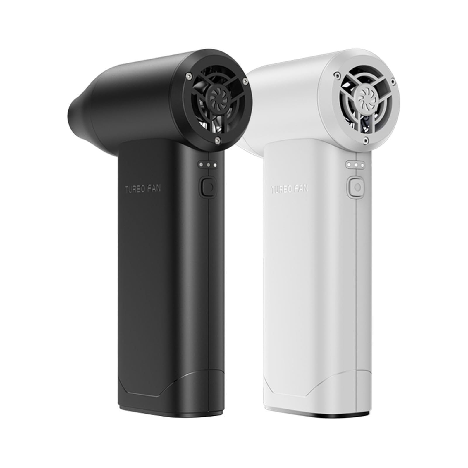 Soffiatore per foglie, X5 Fan Ventilatore elettrico potente Asciugacapelli portatile ad alta velocità Turbo(Noir)