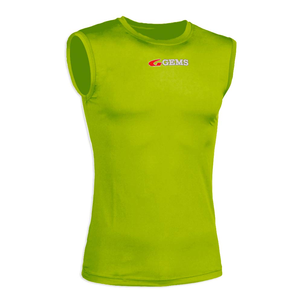 GEMS FLUORESCENT YELLOW EPSILON THERMAL TANK TOP