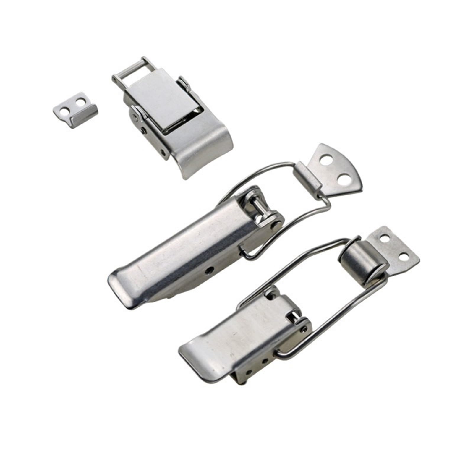 Telaio in cassa di legno Scatola ad angolo retto Attrezzatura industriale Serratura for porta dell'armadio Fibbia in acciaio inossidabile 304 1 pz(152.3x40mm)