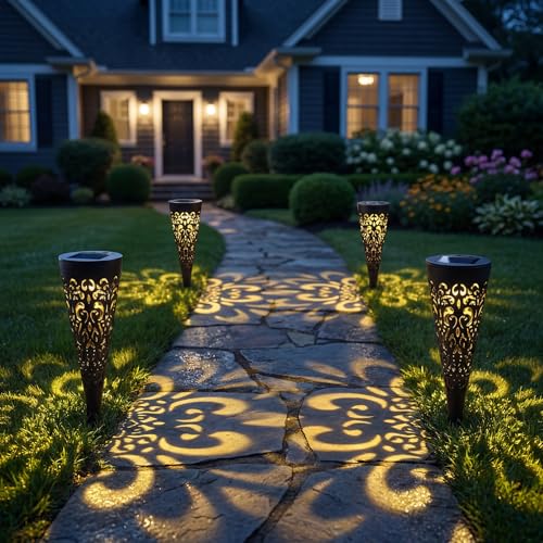 50% Off Hoikwo 4-Pack Solar Path Lights - Code F55YLTEQ - Image 8