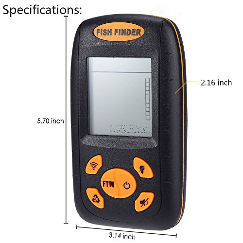 Valkyrie Dijital Balık Bulucu Ultrasonik Sonar Gps100Mt Siyah