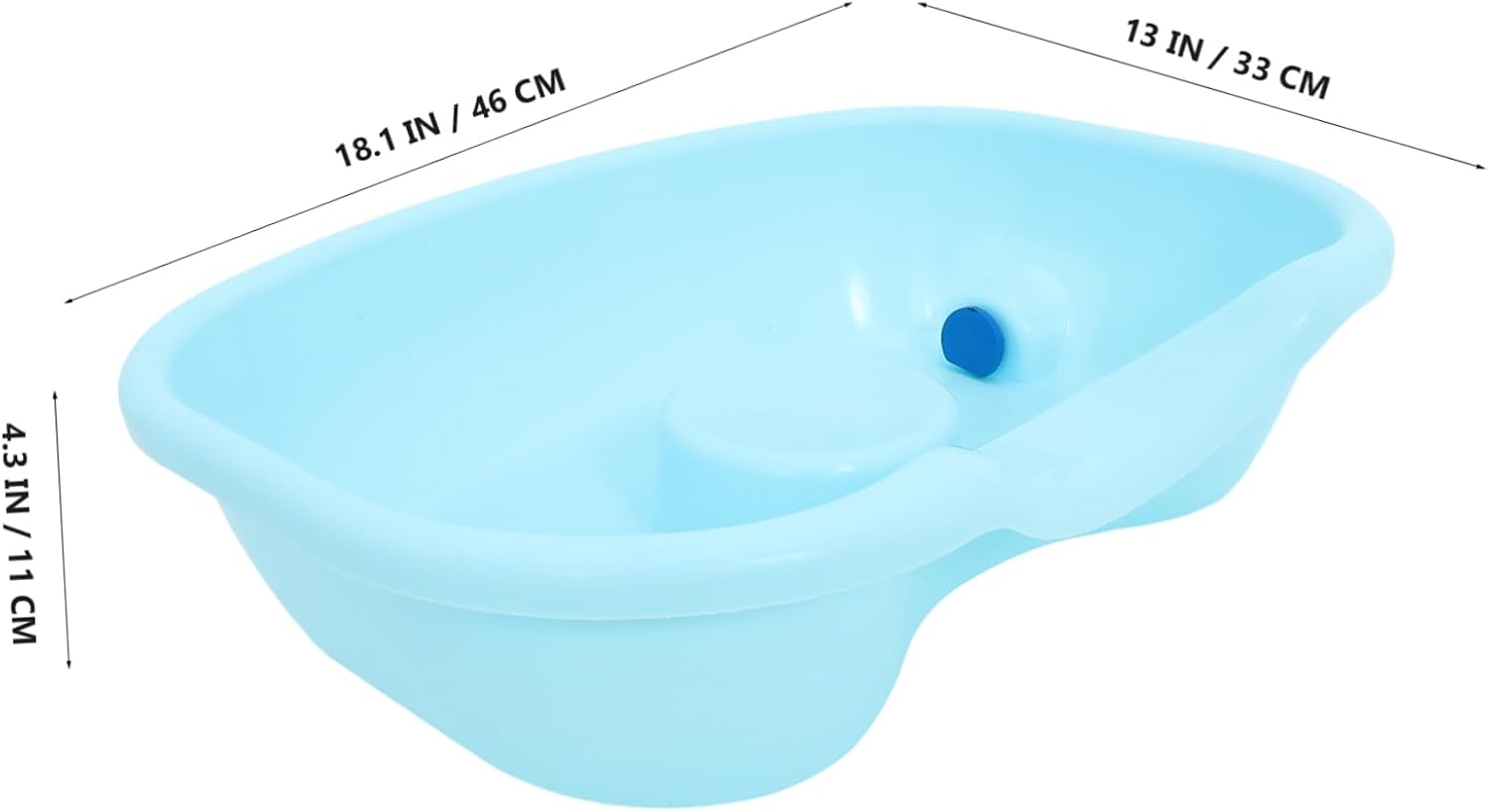 Portable Hair Washing Basin for Bedridden Adults and Children Lightweight and Waterproof Shampoo Bowl with Hose for Easy Use at Home or Hospital