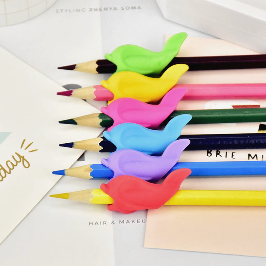 Iwobi Lot De 4 Supports Pour Crayons - Aide à L'écriture - Outil De Correction De Posture Pour Enfants