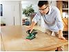 Bosch Home and Garden PSS 200 AC Vibrating Sanding Machine, Green, 200 W, 24,000 Vibration/Minute, Rectangular Sanding Surface 92 x 182 mm, Micro Filter System, Plastic Bag