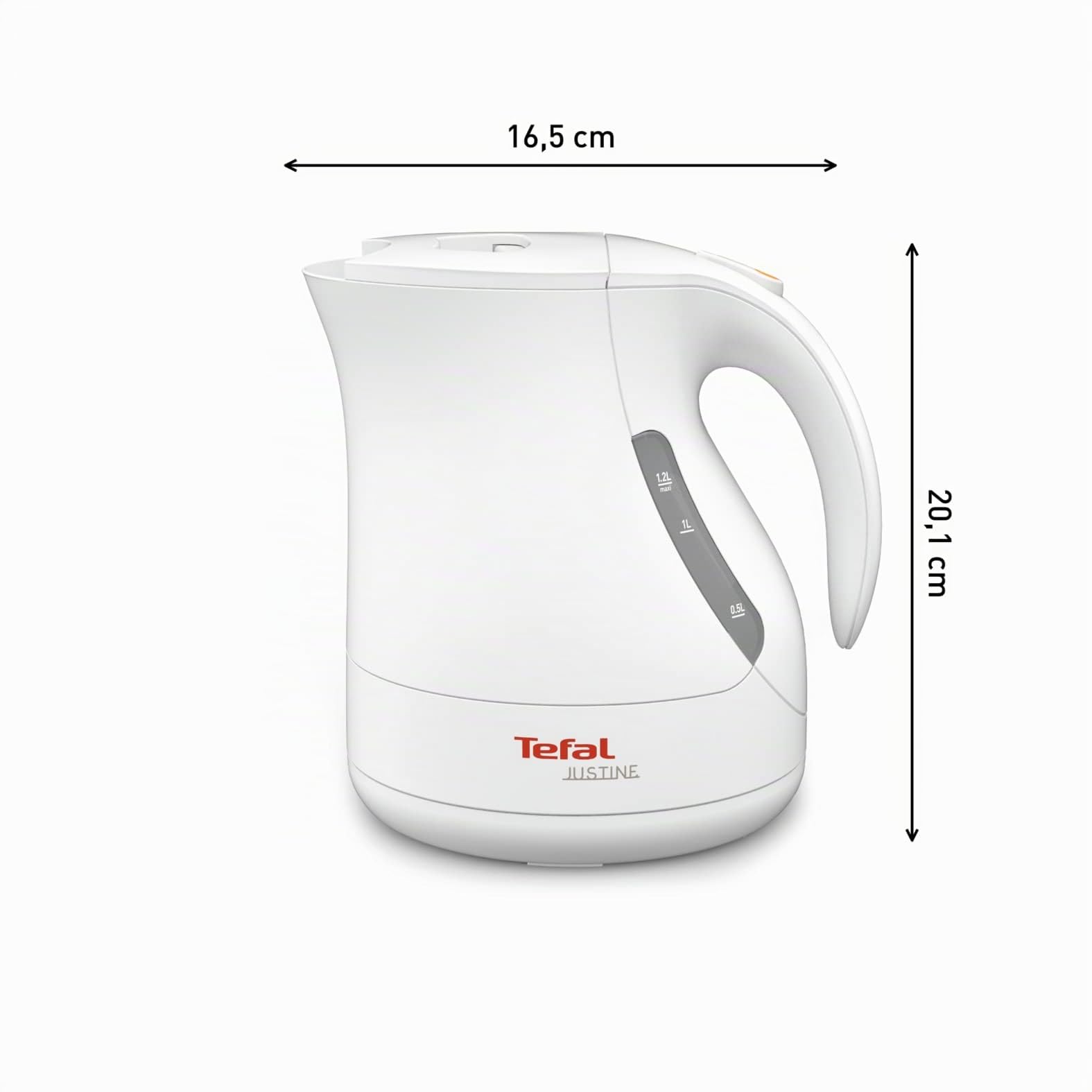Tefal BF512011 Hervidor, 2200 W, 1.2 L, color blanco