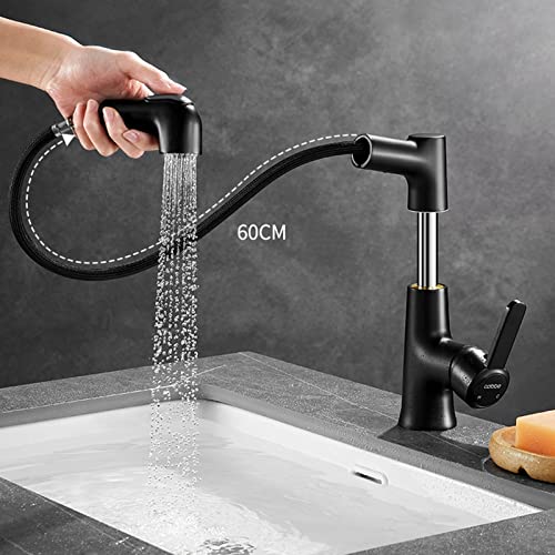 Robinet de lavabo extractible pour nettoyer facilement la vasque