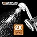 Waterpik High Pressure Shower Head Handheld Spray, 2-in-1 Dual System with 5-Foot Hose PowerPulse Therapeutic Massage, Chrome, 2.5 GPM XET-633-643