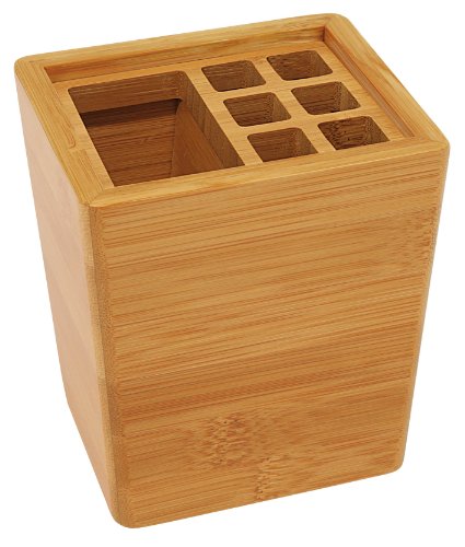 Preisvergleich Produktbild Wedo 61407 Köcher aus Bambus, mit mehreren Fächern, braun