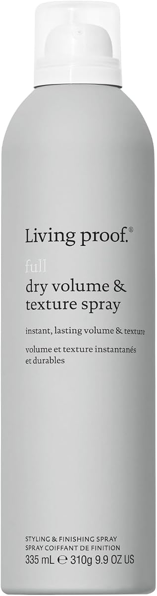 Full Dry Volume & Texture Spray – Instant Volume, Texture, Oil Absorption, Heat Protection, Lightweight Hold for Fine or Flat Hair