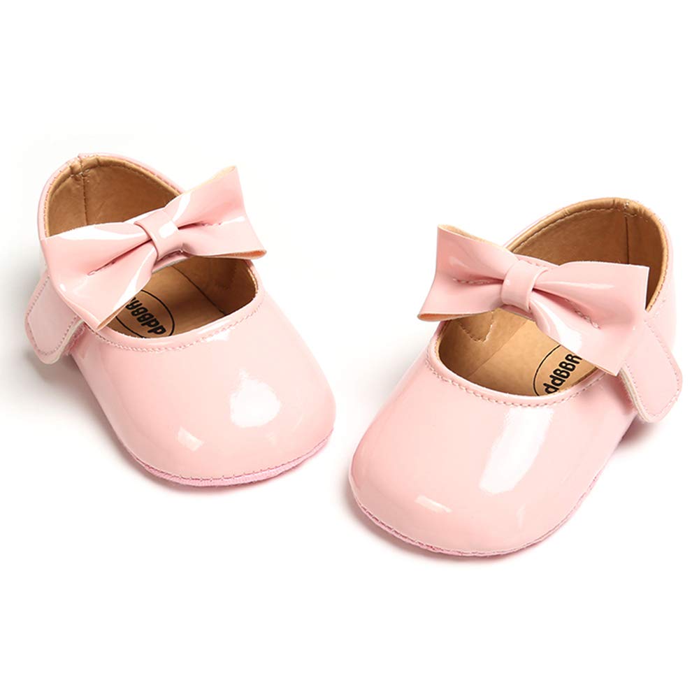 RVROVIC Baby Girl Moccasins Infant Princess Sparkly Premium Lightweight Soft Sole Prewalker Toddler Girls Shoes — view 4