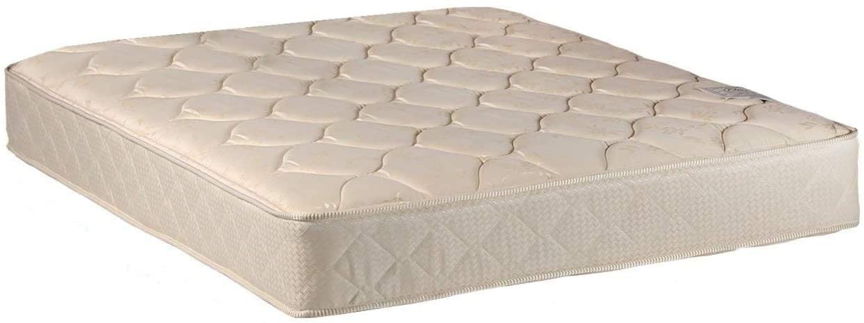 DS Solutions USA Comfort Classic None Flip Gentle Firm Full XL Mattress Only with Mattress Cover Protector -