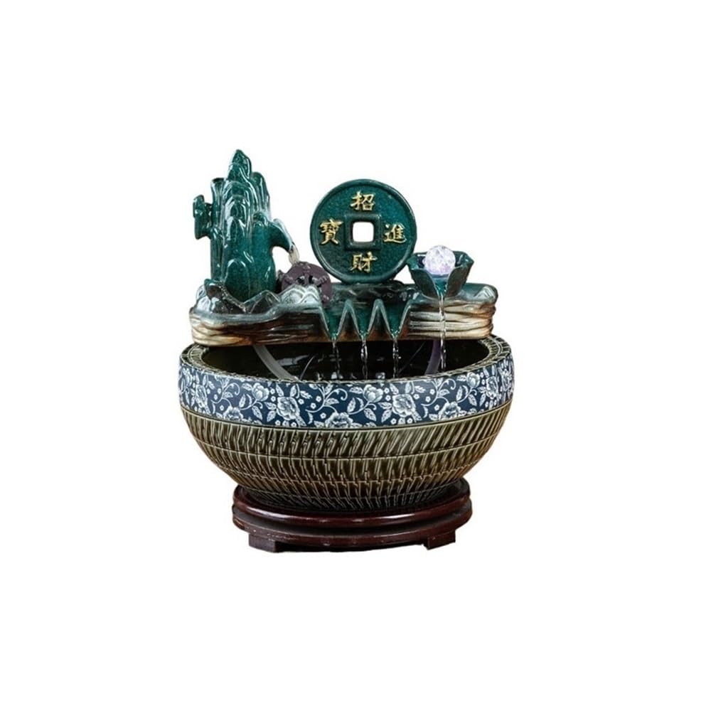 Roue Feng Shui fontaine d'intérieur de table décoration bureau salon