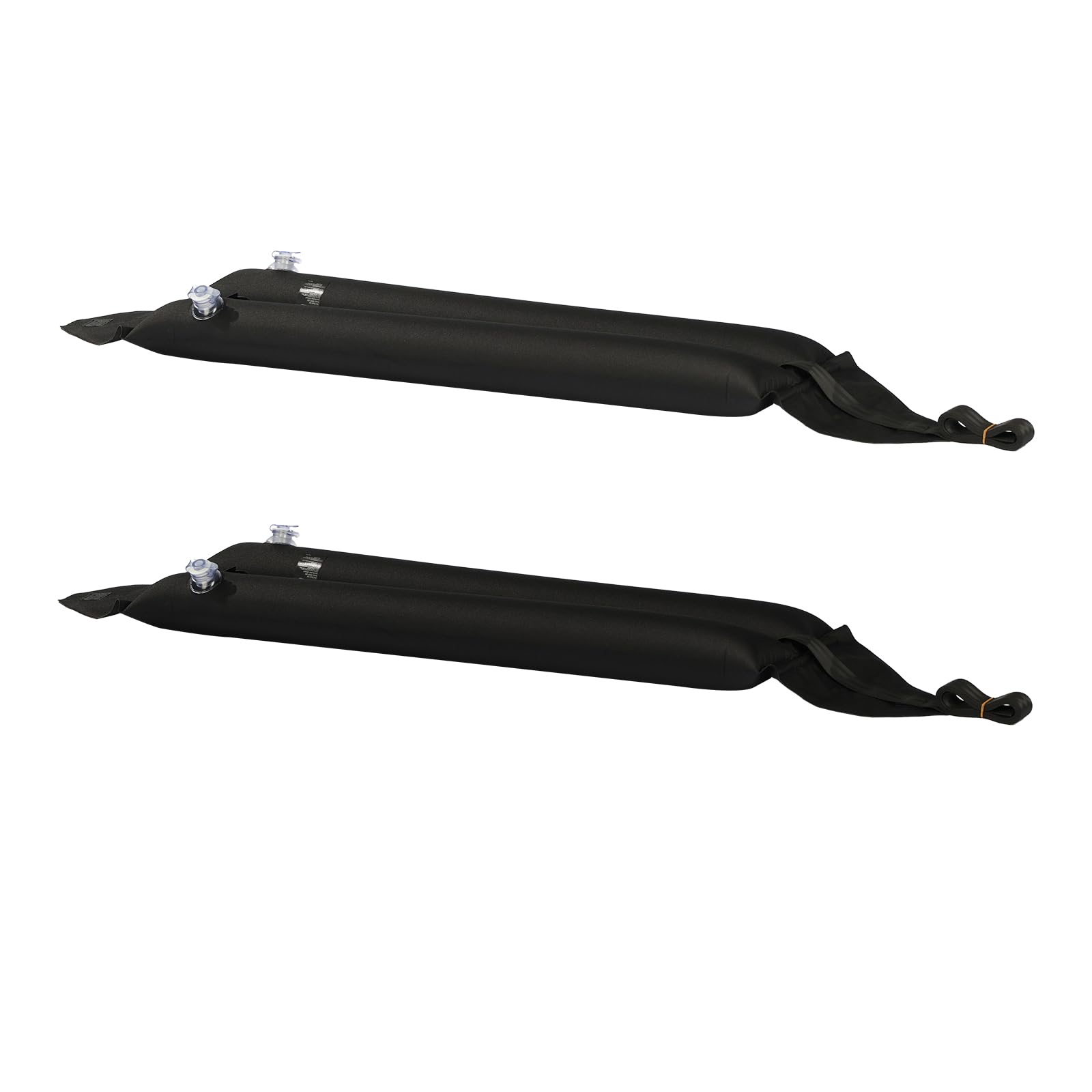 VEVOR Cuscinetti per Barre Portatutto Auto, Cuscinetti Universali per Portapacchi da Auto, 955 mm Carico 40 kg, con 2 Cinghie di Ancoraggio e Corde, Pompa ad Aria Manuale, Portapacchi per SUP, Canoa