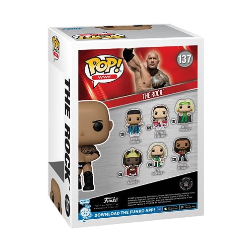 WWE Figurine POP! The Rock final 9 cm - vue 7