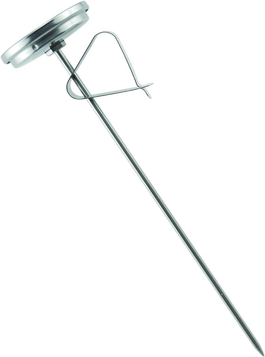 General Tools PT2020G-220 Analog Soil and Composting Dial Thermometer, Long Stem 20 Inch Probe, 0 to 220 degrees Fahrenheit (-18 to 104 degrees Celsius) Range