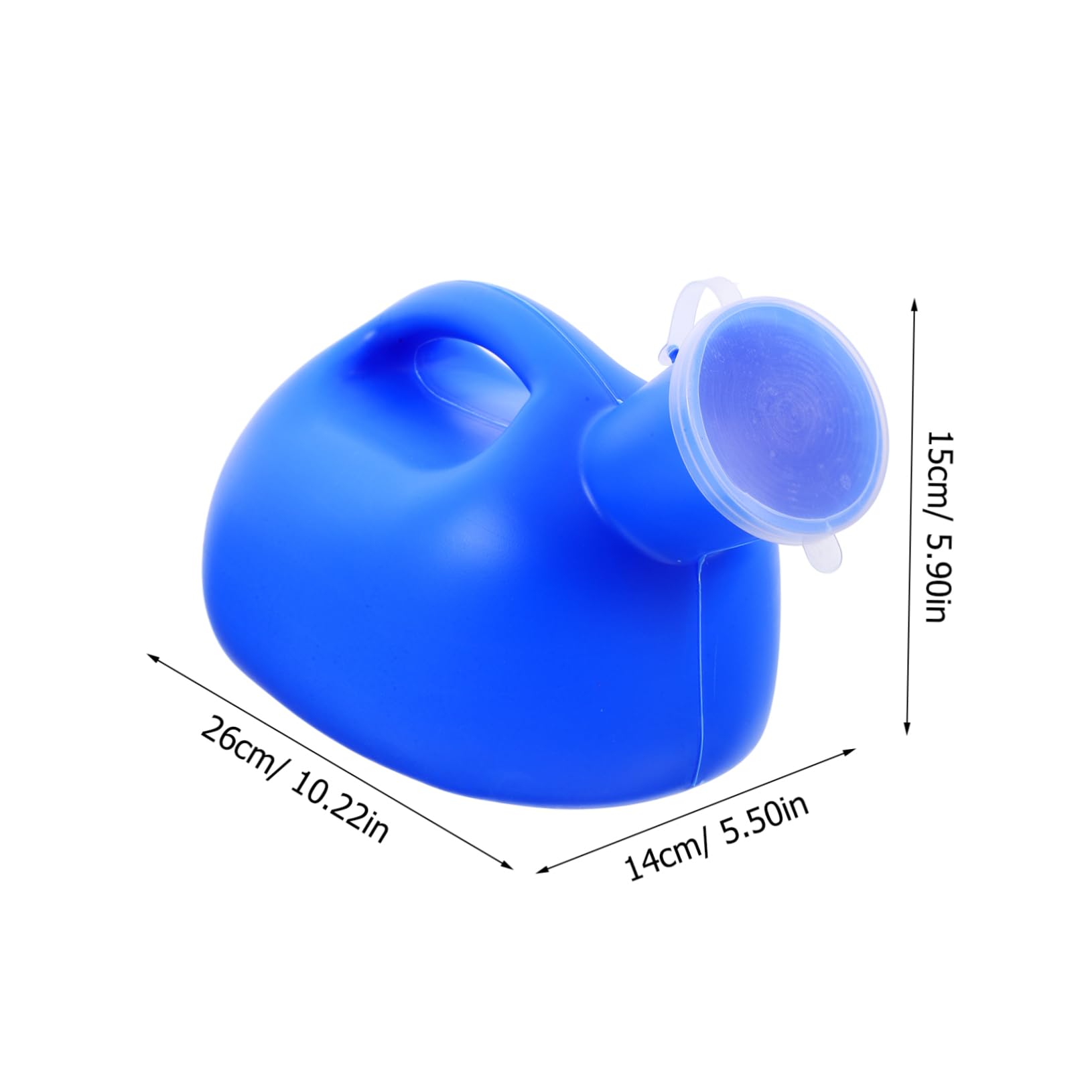 FOMIYES 2000ml Urinal Lid Portable Home Chamber Pot Odor-Proof for Elderly Children