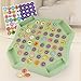 Flipfun Flip Match Board Game, Flip Memory Chess, Memory Flip Game, Animal & Fruit Themed Board Game, Flip Chess Memory Game Educational Toy (Animals)
