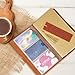 Lasimfa Coworkers Farewell Vintage Embossed Writing Leather Journal Notebook with Bookmark Gifts for Coworkers, Leaving Going Away Gifts for Colleague Work Bestie