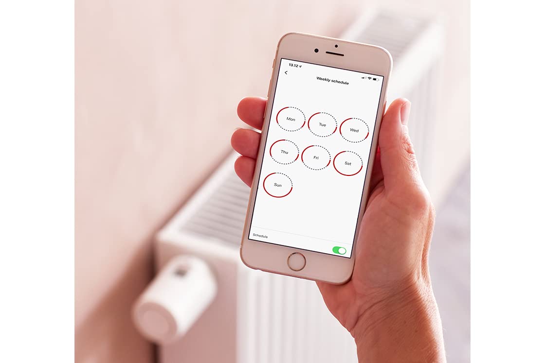 Danfoss 014G2440 Starter Pack Thermostat connecté Ally, Blanc, 12.6 x 12.3 x 12.2 cm