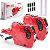 Lineba MX5500 Price Tag Gun, 2 Packs Pricing Guns with 11,000 Labels & 8 Refill Rollers, 8 Digits...