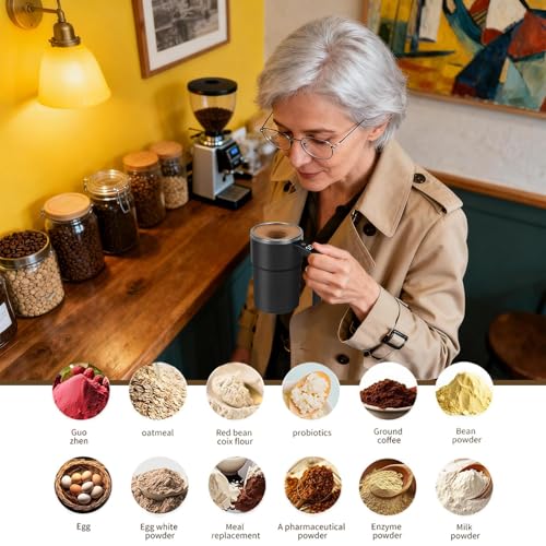 qokeeu Upgrade Self Stirring Mug with Temperature Display, Rechargeable Auto Magnetic Mug, 380ML Automatic Magnetic Stirring Coffee Cup Self Mixing Coffee Cup Rotating for Coffe Milk - Image 5