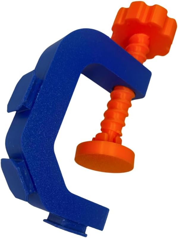 Clamp Attachment Compatible with Hot Wheels Racetracks | Clamp for Attaching to Tables for Toy Racetracks | Create Epic Racetracks | Made in USA (Clamp Only)