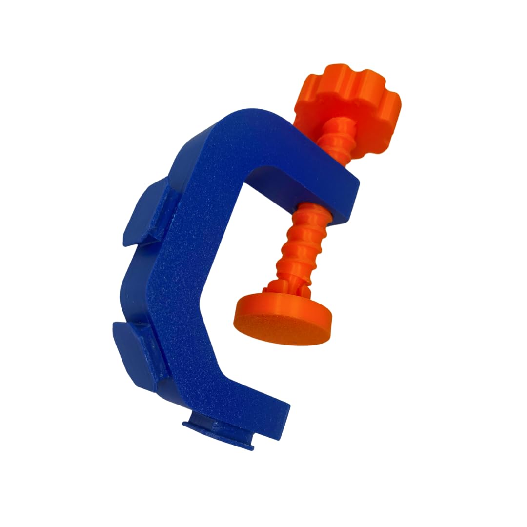 Clamp Attachment Compatible with Hot Wheels Racetracks | Clamp for Attaching to Tables for Toy Racetracks | Create Epic Racetracks | Made in USA (Clamp Only)