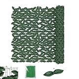 XMTECH Valla de privacidad artificial de hiedra artificial, valla decorativa