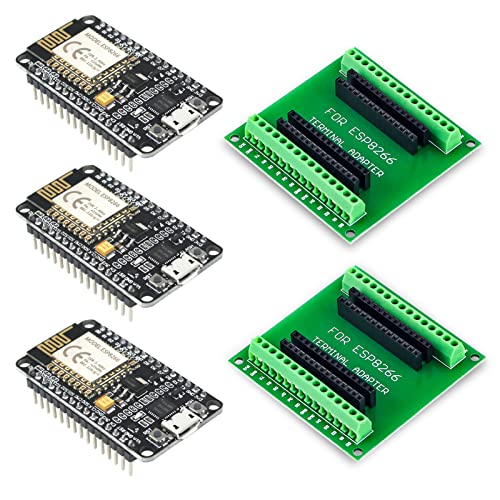 Keeyees 3Pcs Esp8266 Wifi Development Board With 2Pcs Mini Breakout Board #TOP16