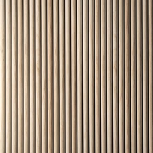Wall!Supply 3D Wall Panels – Faux Natural Wood Round Slatted