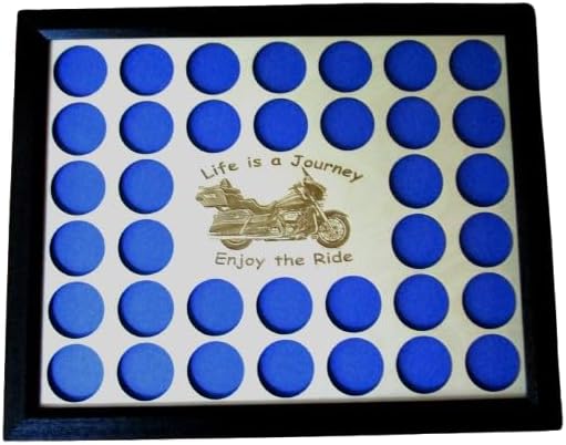 Custom poker chip frame insert for harley-davidson & casino chips
