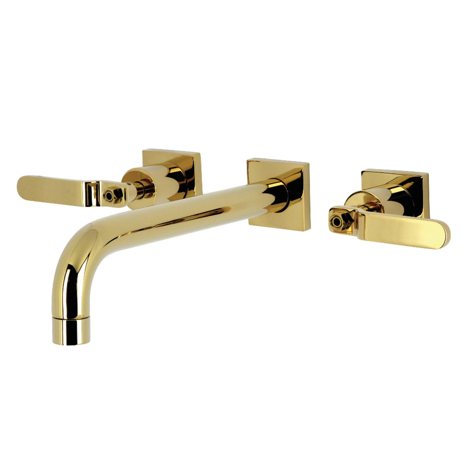 Robinet de baignoire romaine Kingston Brass Whitaker en laiton poli éclatant pour salle de bain