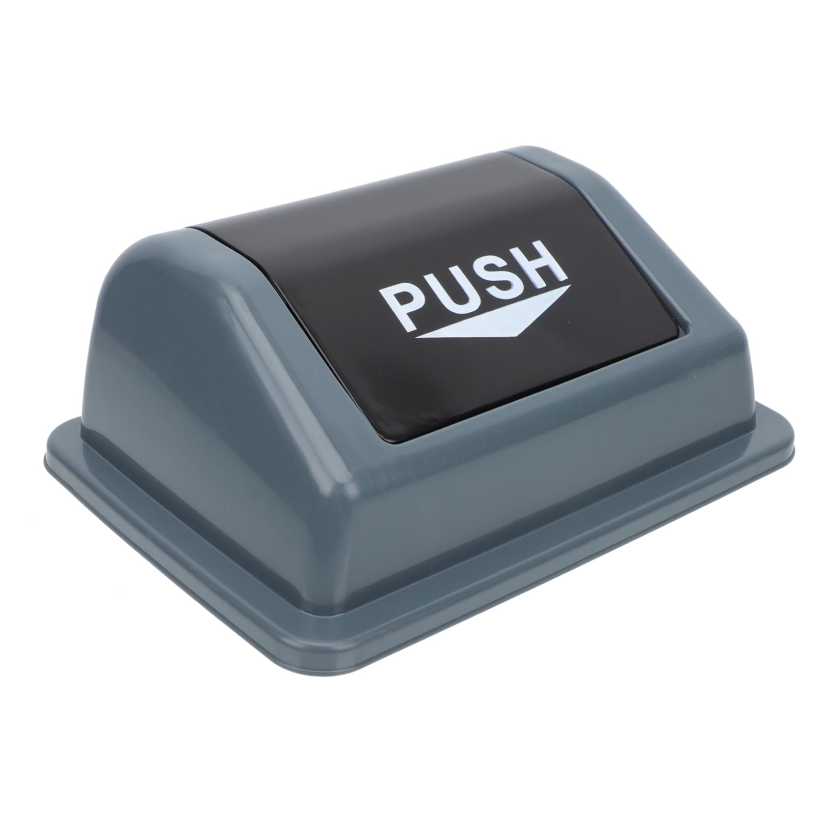 ABOOFAN Trash Can Lid Grey Flipping Cover for Waste Bin Replacement Easy to Install Garbage Can Accessory High Grade Material Convenient Clamshell Design