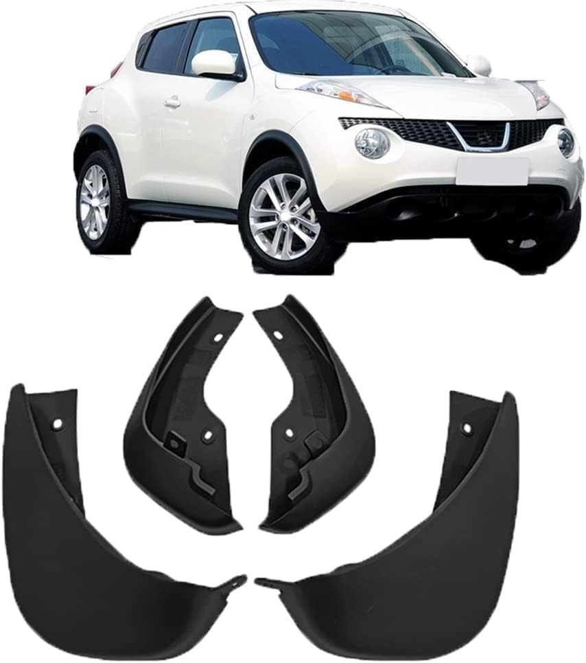 Parafanghi Dacia Lodgy J92 Set 4 Parafanghi Per Dacia Lodgy (J92) 2012-2022 - Paraspruzzi Anteriori/Posteriori Nero Accessori Dacia Lodgy