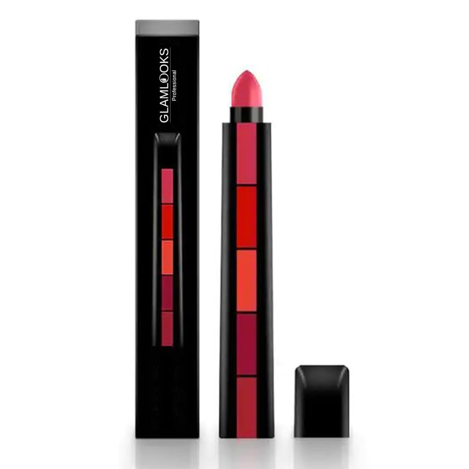 5 in 1 Lipstick 7.5gm – Five Shades in One -long Lasting, Matte Finish – Non Drying Formula With Intense Color Payoff – Compact & Easy to Use (Multicolor 01) 5 in 1 Lipstick 7.5gm – Five Shades in One -long Lasting, Matte Finish – Non Drying Formula With Intense Color Payoff – Compact & Easy to Use (Multicolor 01)