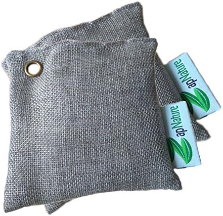 Natural Odor Eliminator Hypoallergenic Air Purifier Freshener from ZapNature 75g Bamboo Charcoal Air Refresher Moisture Absorber Non Toxic Fragrance Free