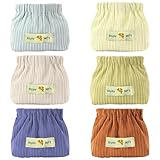 Xiciki 6 bolsas de almacenamiento elásticas pequeñas de pana, bolsa de maquillaje portátil, organizador de corbatas para el pelo, bolsas de almacenamiento elásticas, bolsa portátil, para bolso, viajes