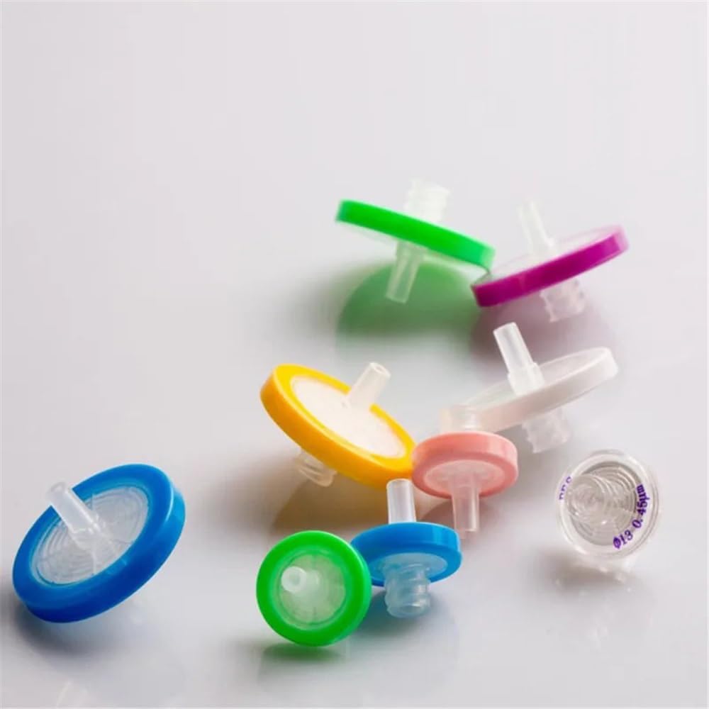 Vetreria da laboratorio Siringa monouso in nylon/organico/PTFE/PES 13 mm/25 mm micron, filtrazione in fase microporosa(25mmx0.22um Nylon)