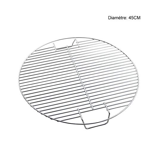 Fablcrew Round Stainless Steel Grill for BBQ Grill 45 cm - Image 1