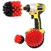 Produktbild 3 Power Scrubber-Bürste reinigen für Badezimmer Oberflächen Badewanne Dusche Fliesenfugbrett schnurlose Power Scrub-Bohrer-Set Normal rot