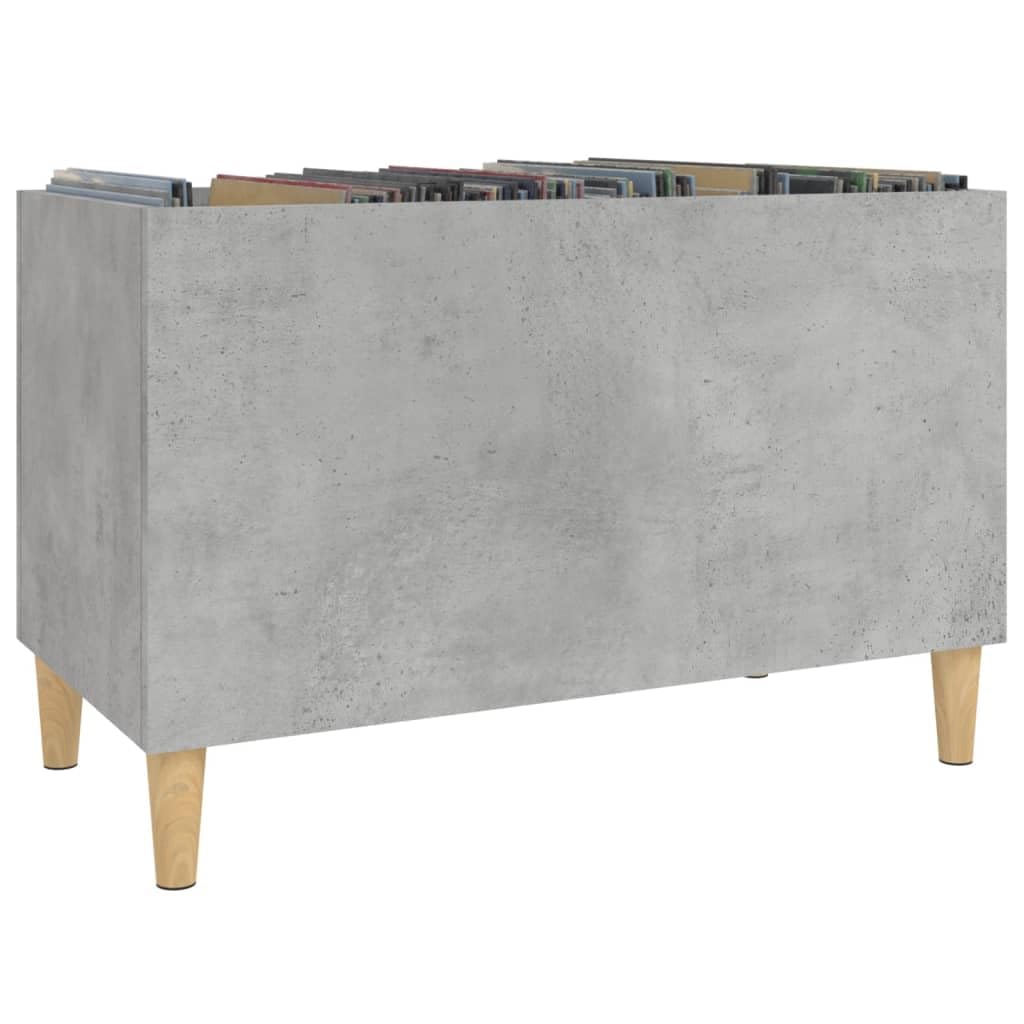Armadio per dischi in legno, 74,5 x 38 x 48 cm, con gambe in legno, scaffale versatile per dischi in vinile, CD, DVD, credenza per soggiorno, scaffale HiFi, mobile multimediale
