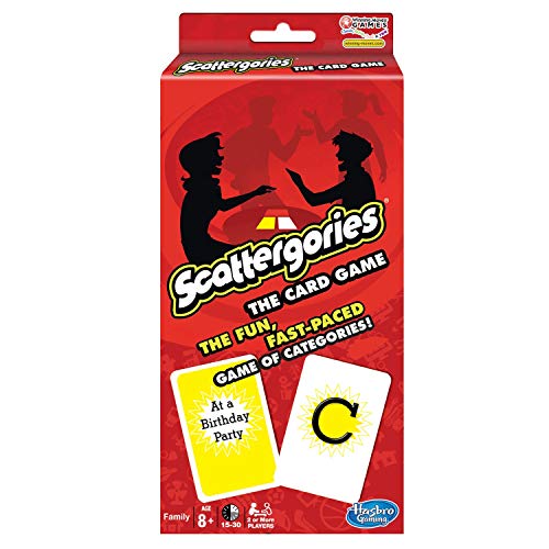 Image of Tickles Scattergories The Card Game Your Favorite Categories Game Meets Slap Jack for at Home, On a Road Trip, or Vacation 2 or More Players Ages 8 and Up