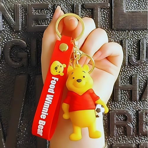 Image of Cute 3D Keychain | Keyring & Quirky Bag Charm | Hard Silicone, Unbreakable | Travel Essential | Kids Friendly | Strap & Bag Hook